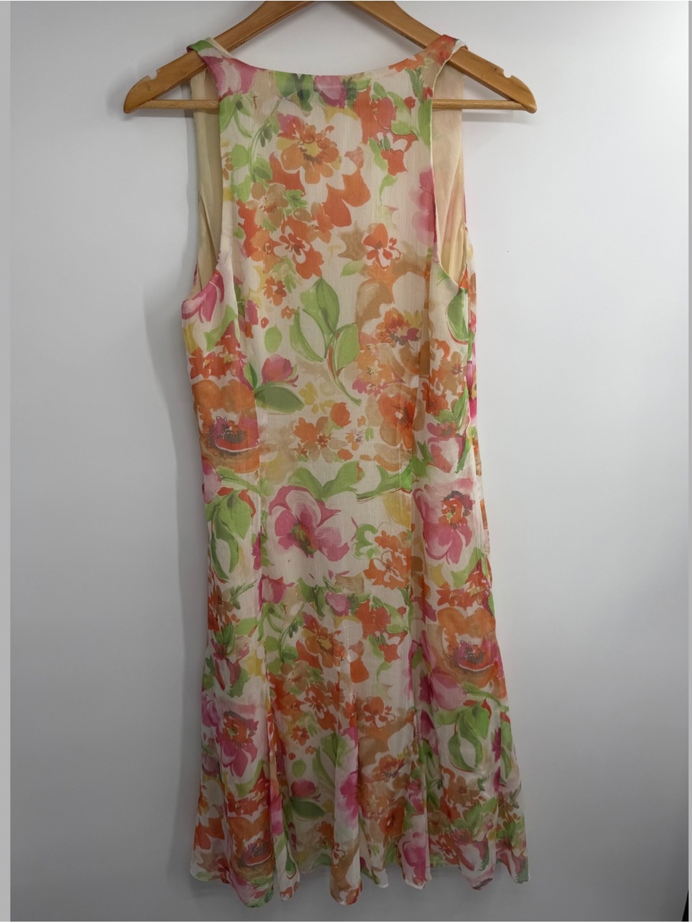 Ralph Lauren Floral Cocktail Party Dress size 10 Medium - Picture 11 of 12